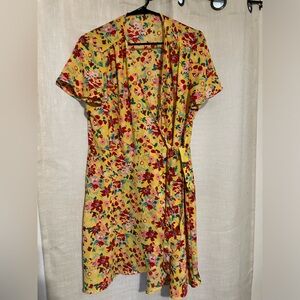 J. Crew Floral Wrap Dress